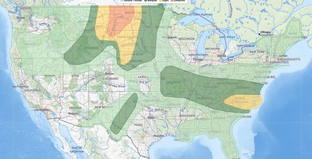 Montana severe thunderstorms: NOAA Storm Prediction Center Enhanced Risk outlook for June 27, 2026, covering eastern Montana and western North Dakota with very large hail and 80-plus mph wind potential