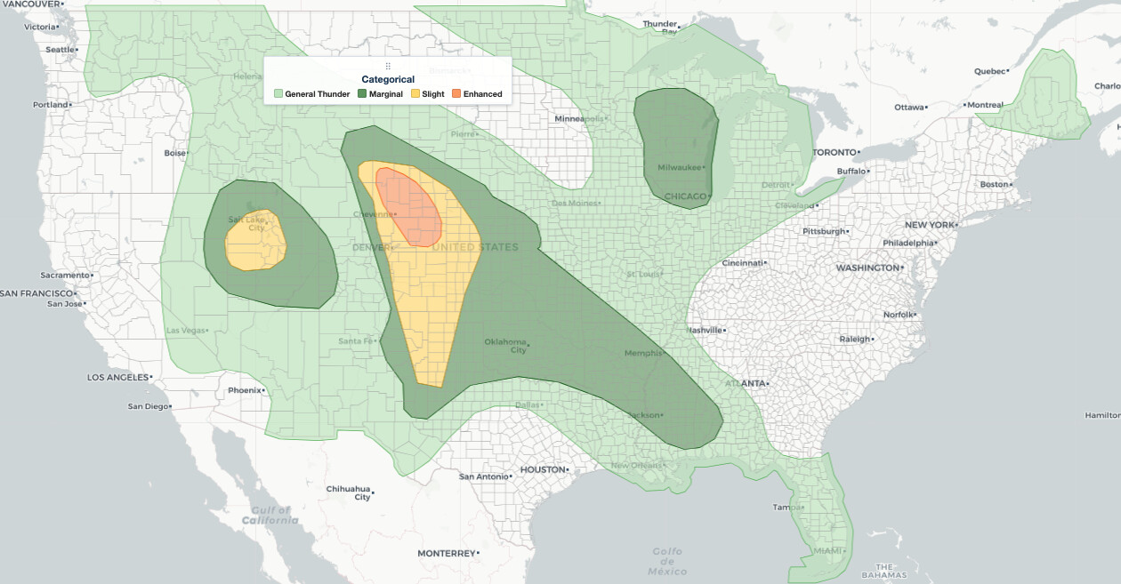 Severe Weather June 24: Enhanced Risk, Level 3 of 5