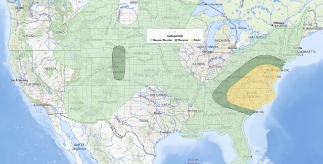 Mid-Atlantic severe thunderstorms outlook July 28, 2026: SPC Slight Risk over Virginia, Maryland and the Carolinas